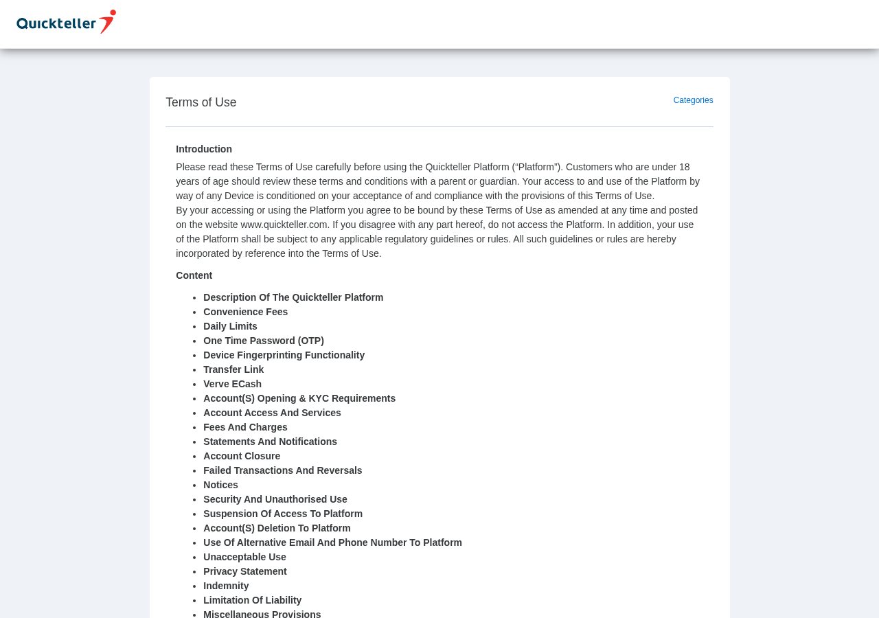 Quickteller terms captured on 13 August 2026 around failed transactions and reversals.